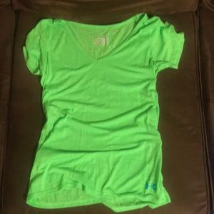 Bright Green Under Armour V Neck